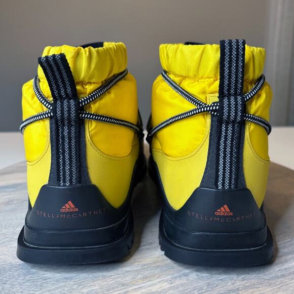 Adidas Stella McCartney Snow Boots Solar Yellow Black Women’s Sz 9 Hiking Winter - Picture 8 of 11